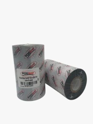 POSline W1 Out400 Blk 110mmx300m Wax pieza